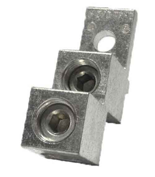 2/0TP-2. STACKER TYPE WIRE LUG, 2/0 AWG Double wire lug 2/0AWG - 14AWG, Stacker type